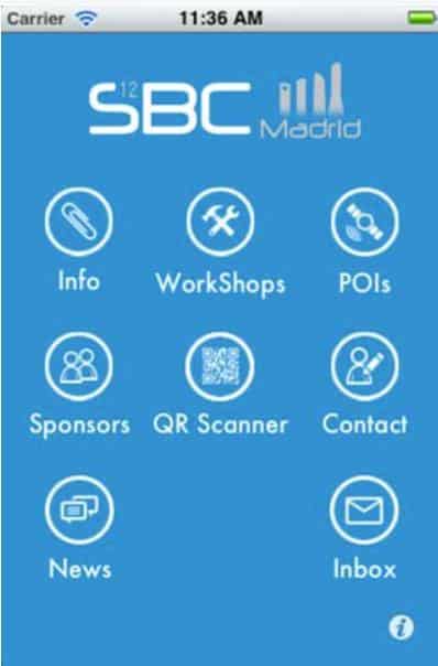 App móvil SBC Madrid
