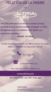 Web móvil promoción