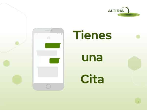 Cita SMS. Canal de comunicación universal