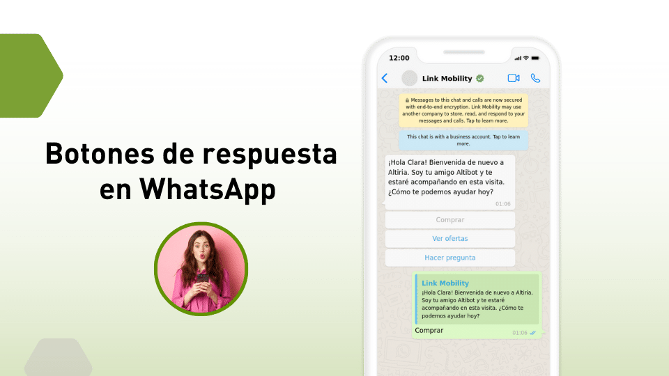 Botones de respuesta en WhatsApp