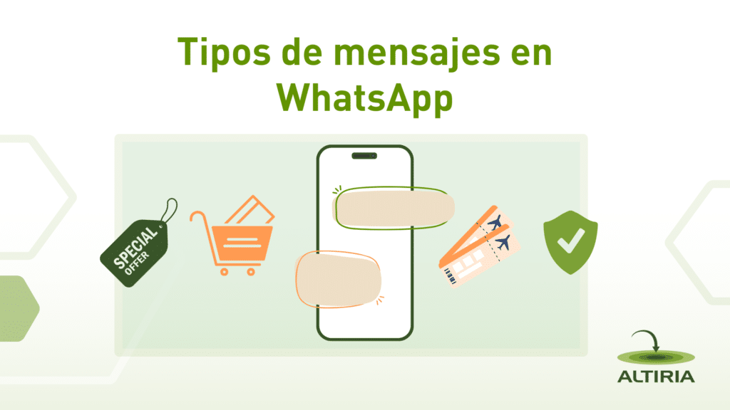 Tipos de mensaje en WhatsApp